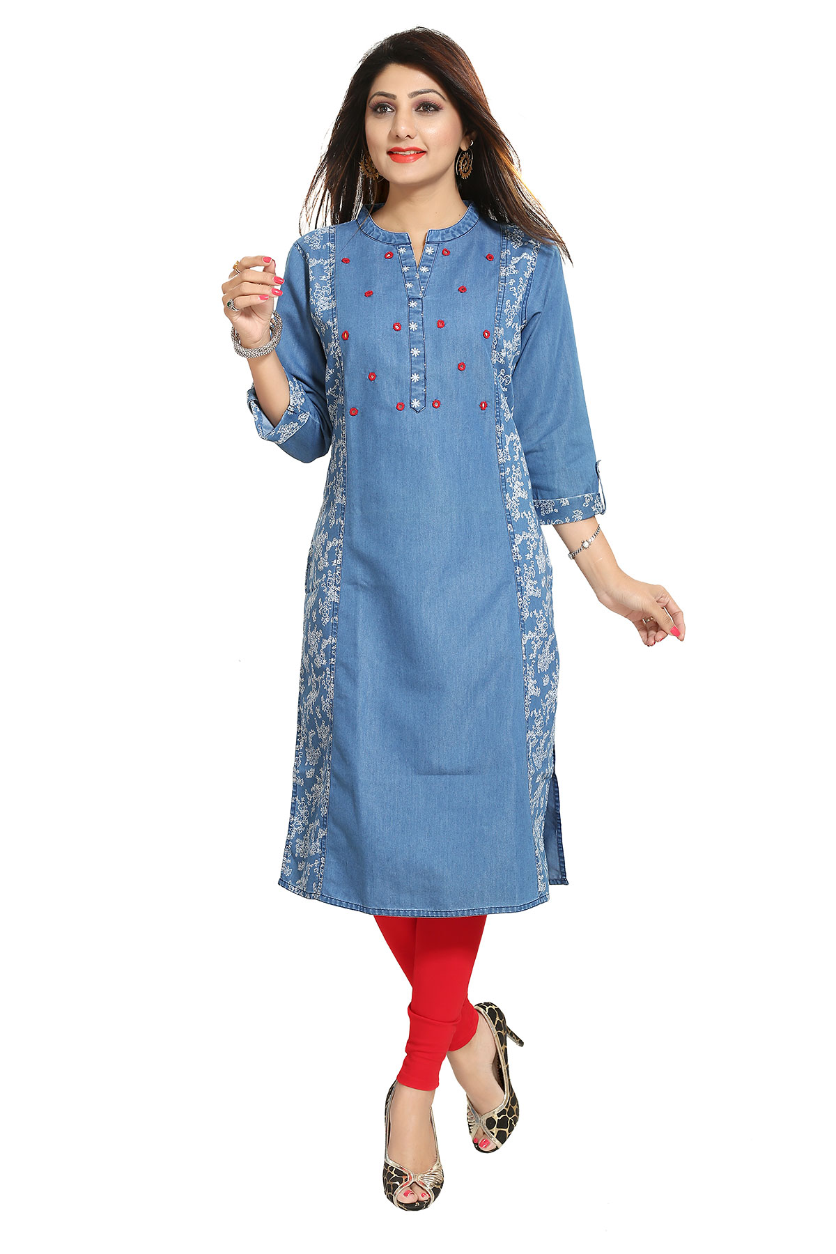 Denim kurti 2024 design 2019